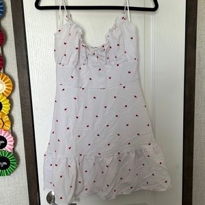 Francesca’s mi ami heart pattern dress